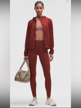 Lululemon Align Leggings, size 4, colour rust